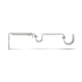 Brushed Nickel Double Brackets