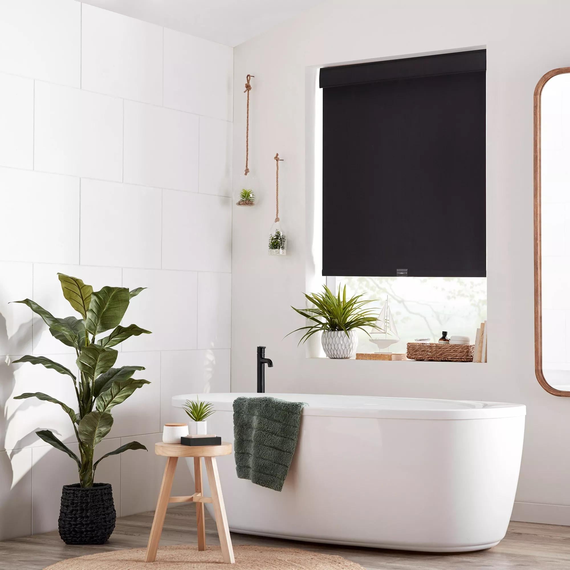 Black Chita Cordless Blackout Roller Shade