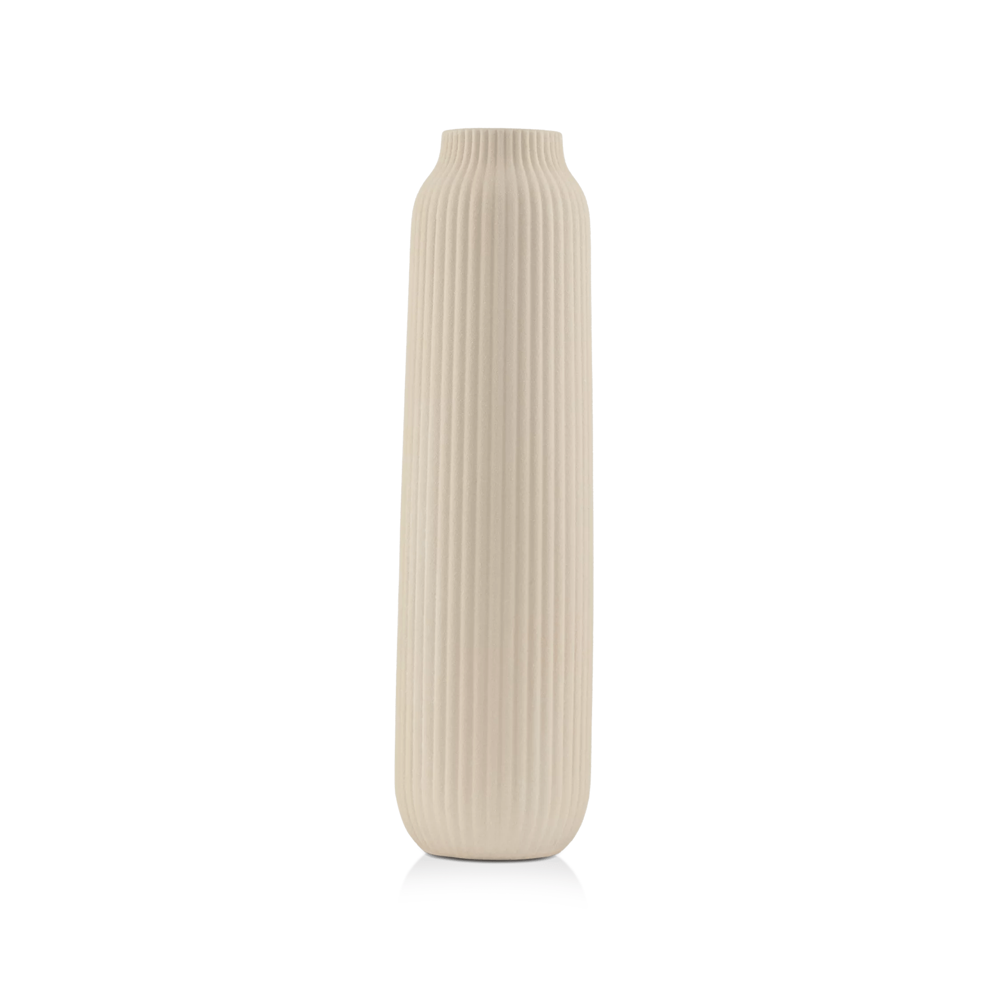 Ceramic Engraved Floor Vase