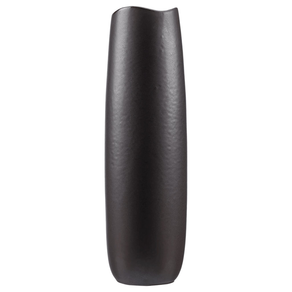 Uneven Black Vase
