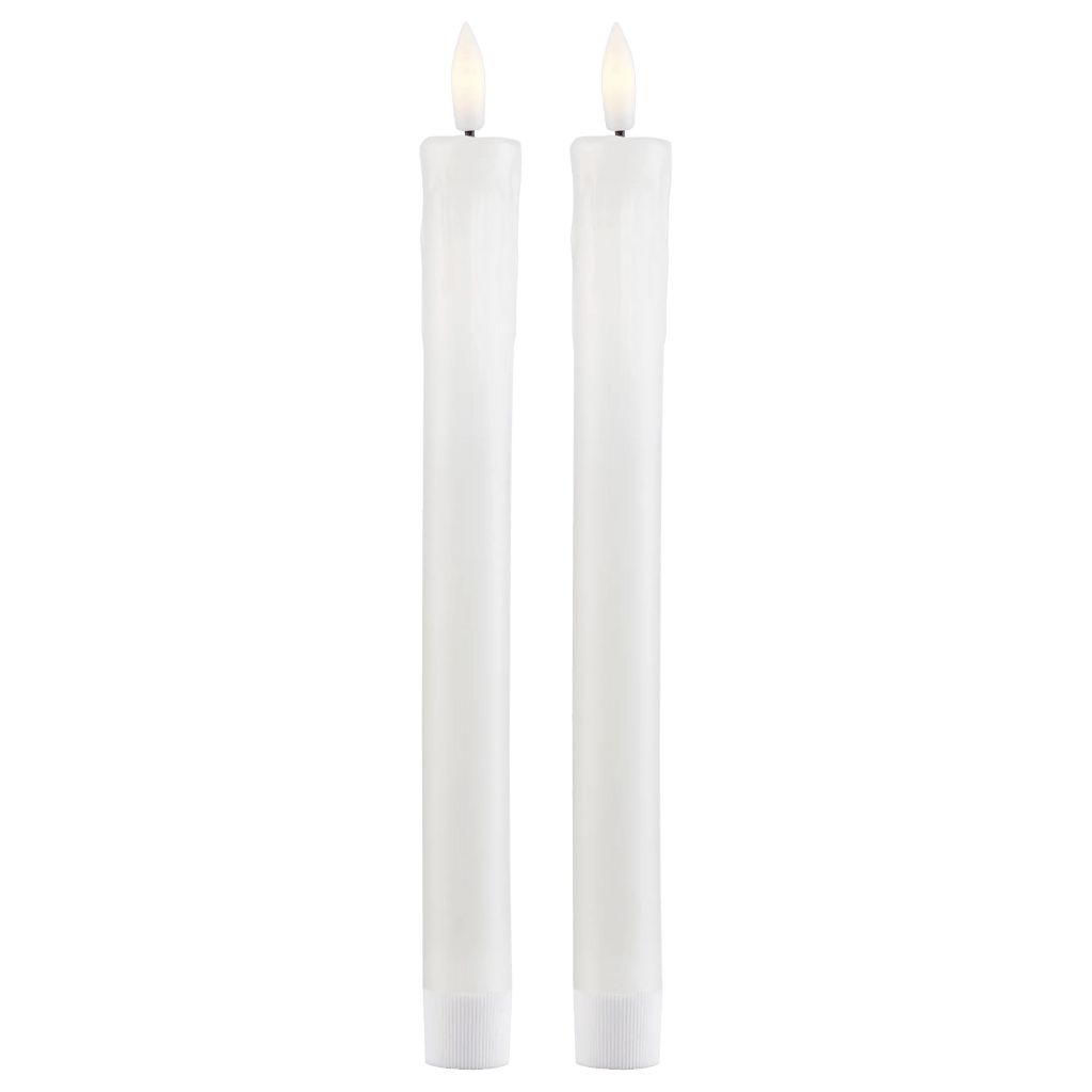 Set of 2 Flameless Taper Candles