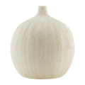 Textured Round Ceramic Vase