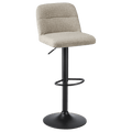 Adjustable Fabric and Metal Barstool