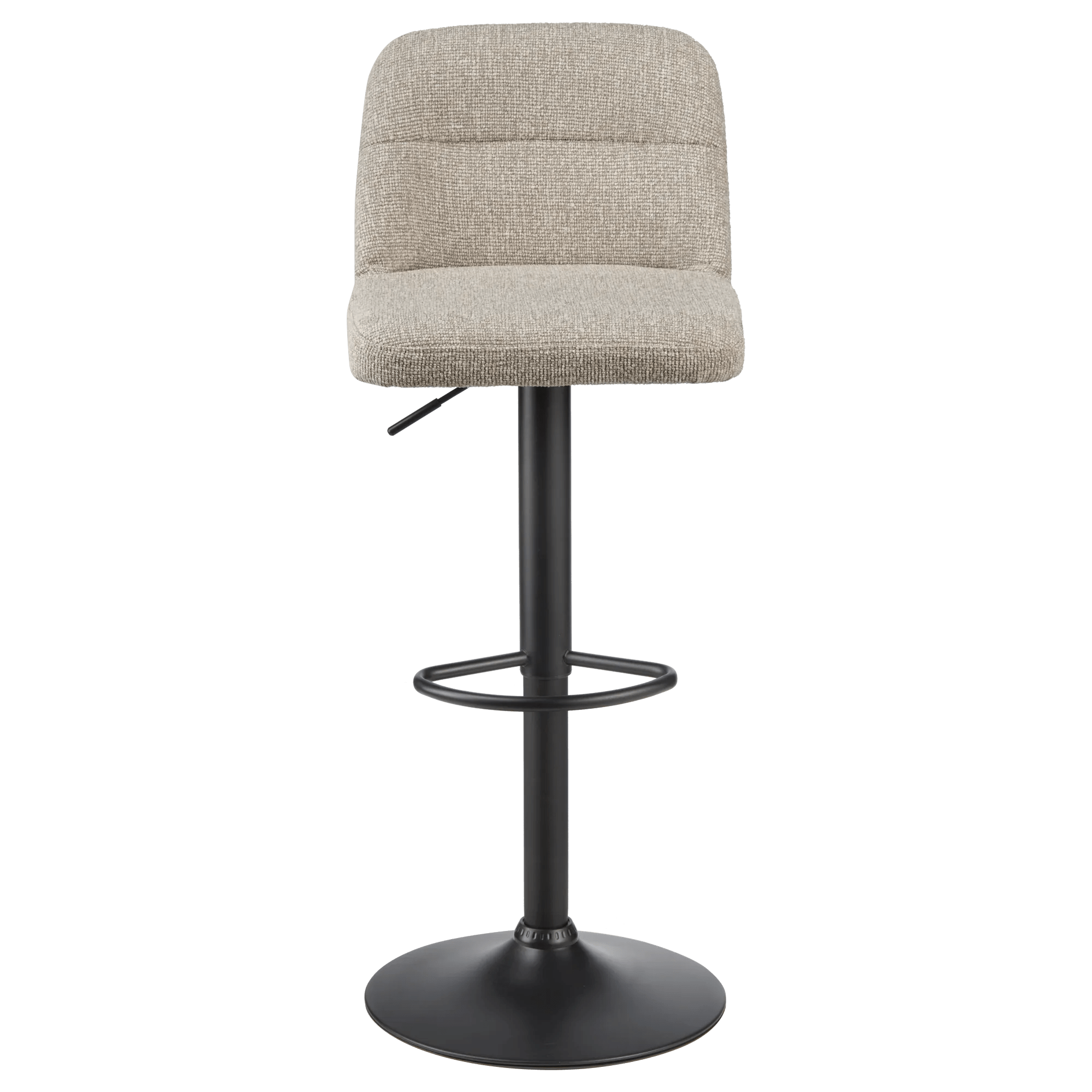 Adjustable Fabric and Metal Barstool