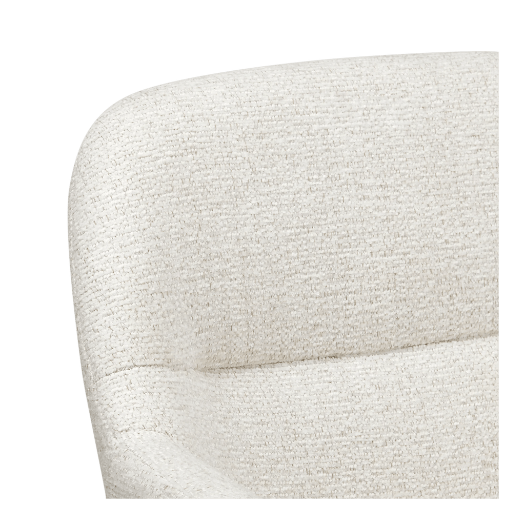 Fabric and Metal Accent Chair