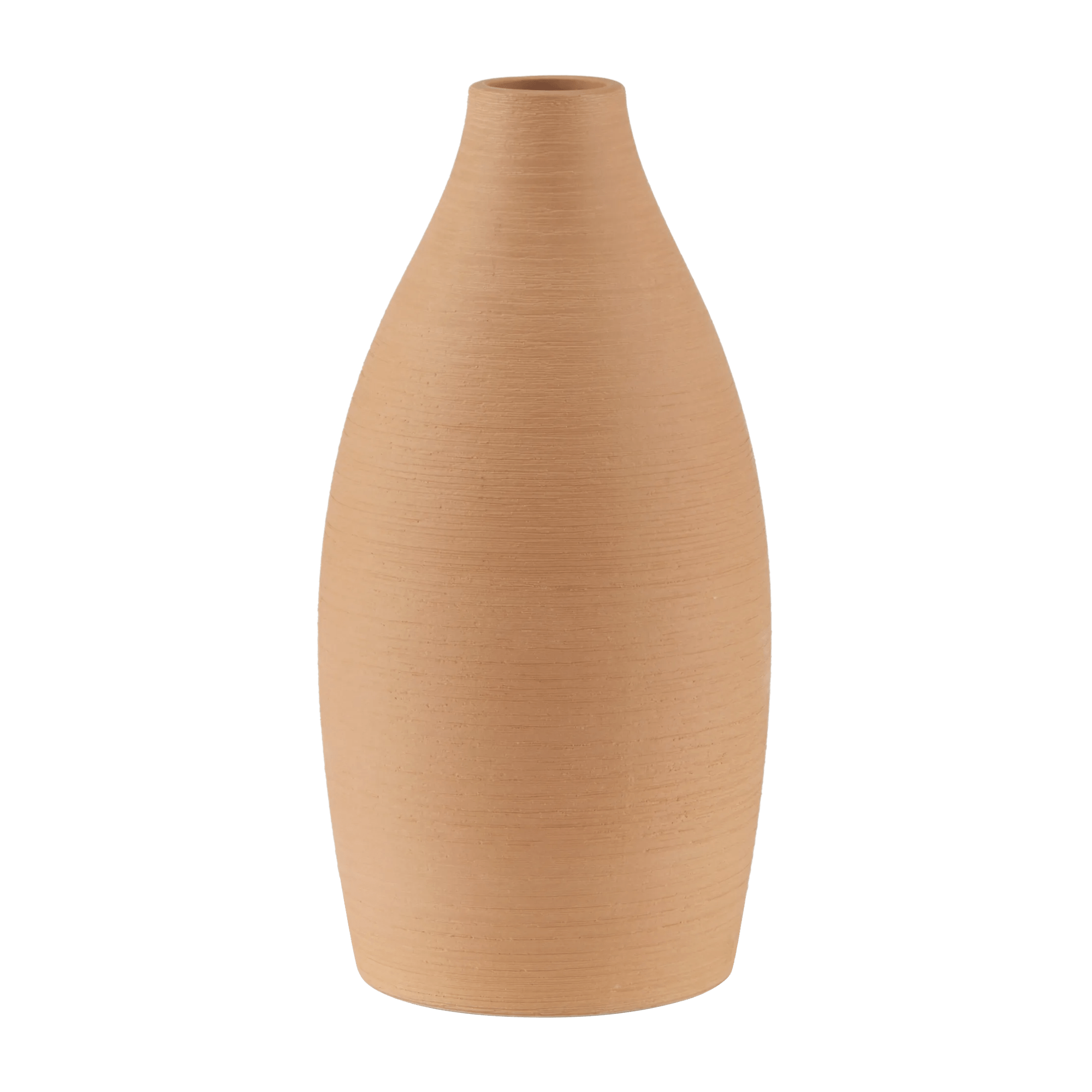 Rounded Terracotta Decorative Vase