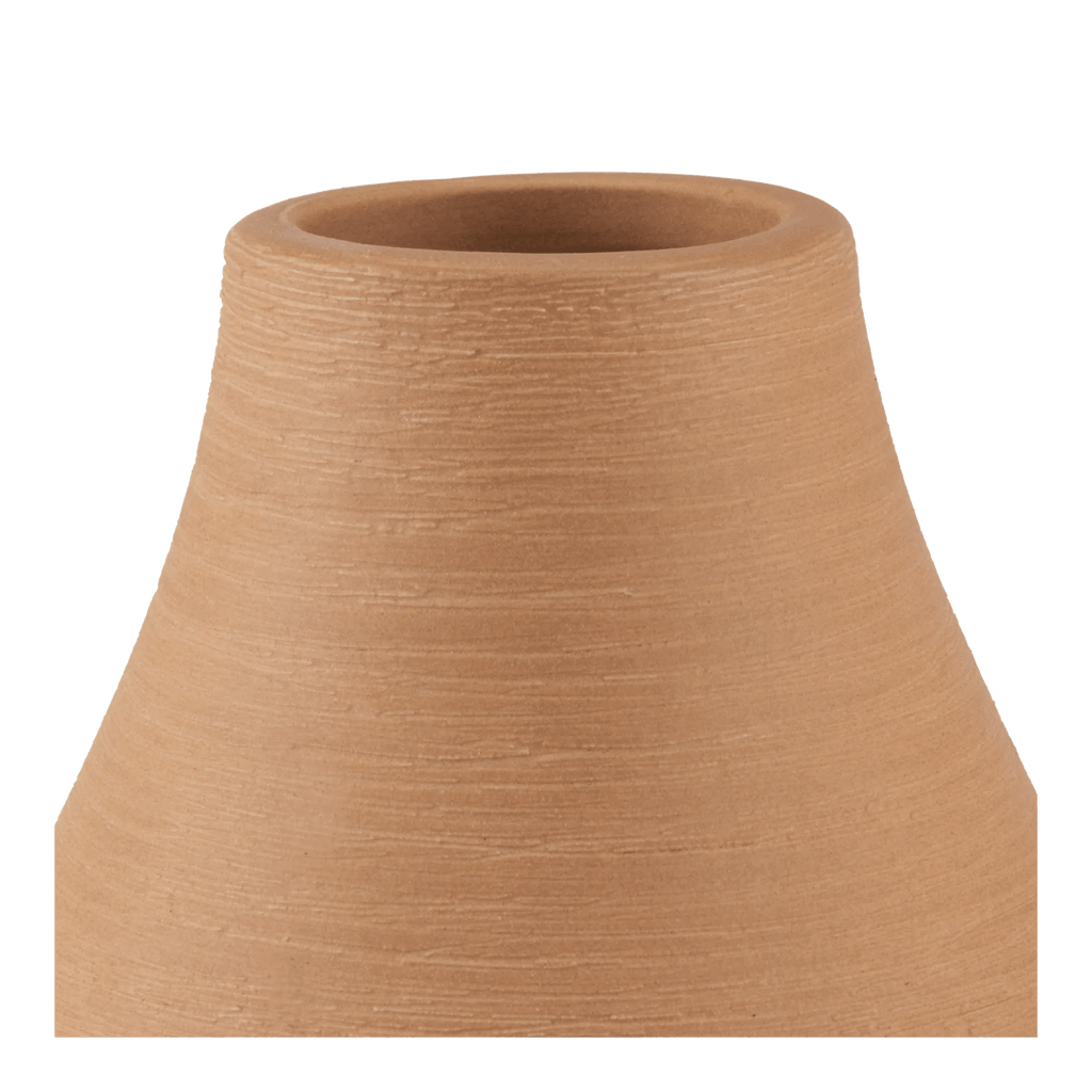 Rounded Terracotta Decorative Vase