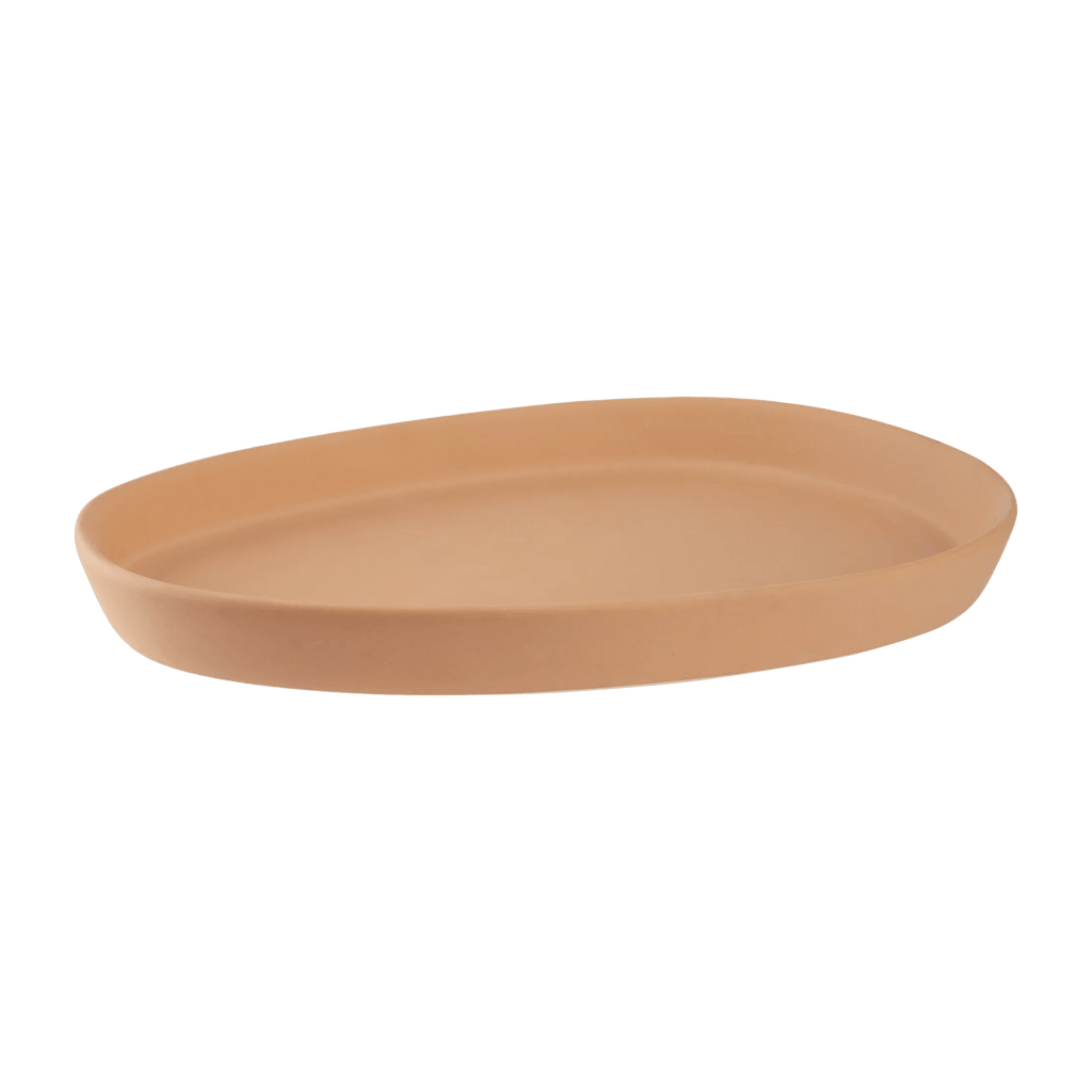 Terracotta Oval Decorative Tray
