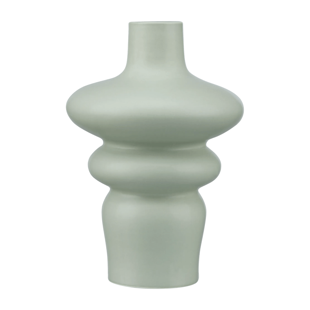 Sage Green Sculptural Decorative Vase