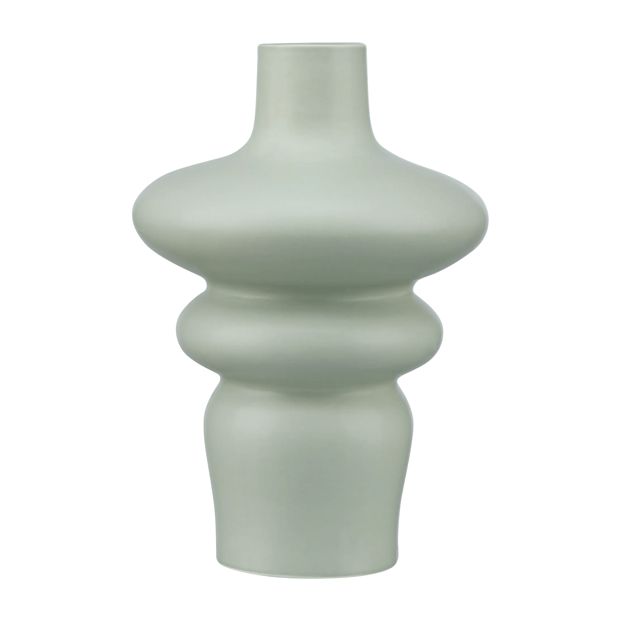 Sage Green Sculptural Decorative Vase