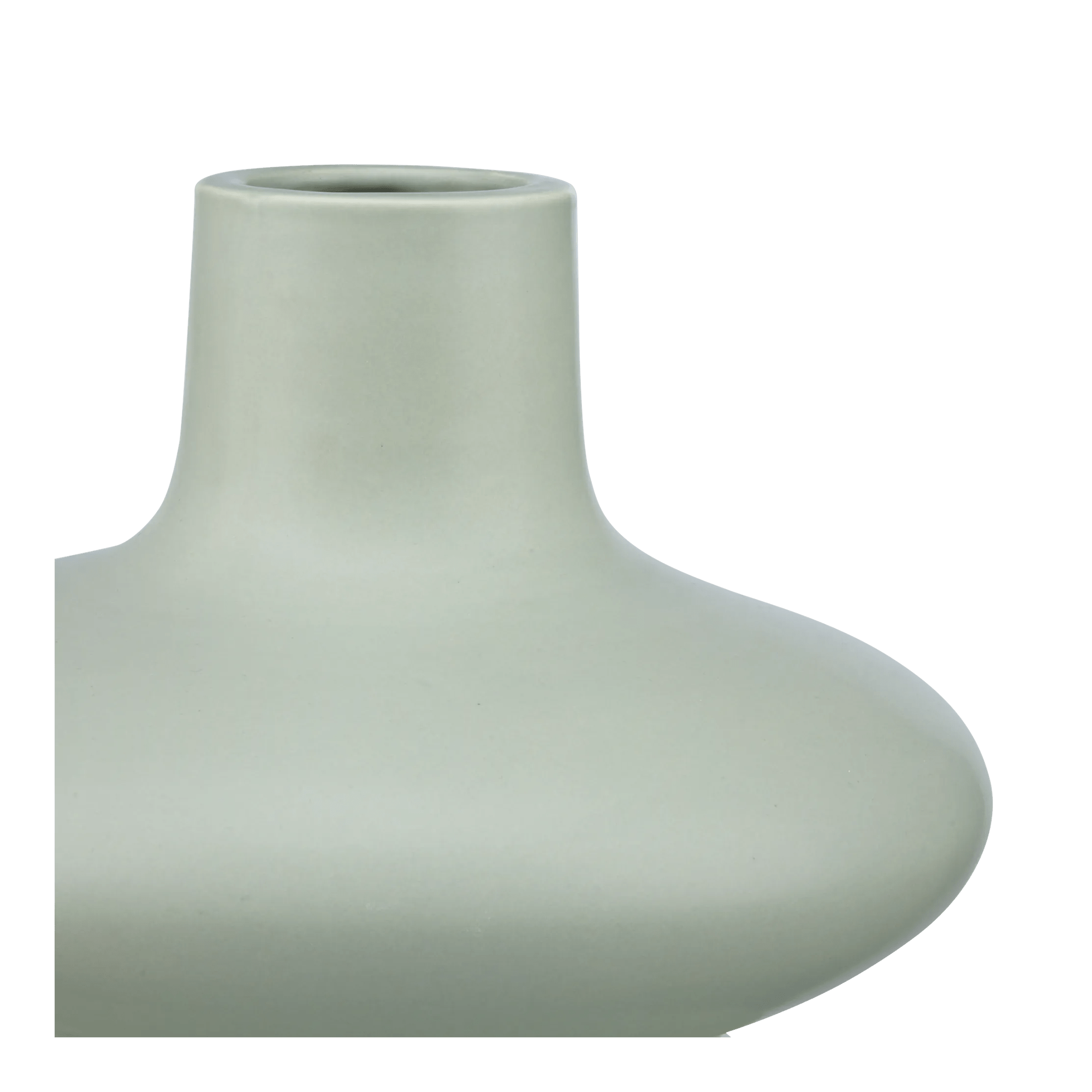 Sage Green Sculptural Decorative Vase