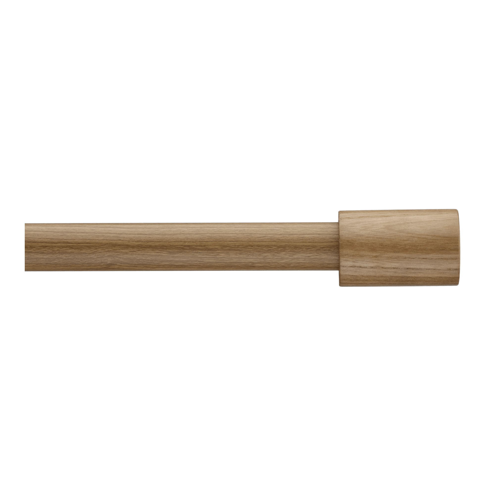 Wood-Effect Cylindrical Decorative Pole