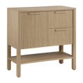Natural Wood Buffet Cabinet