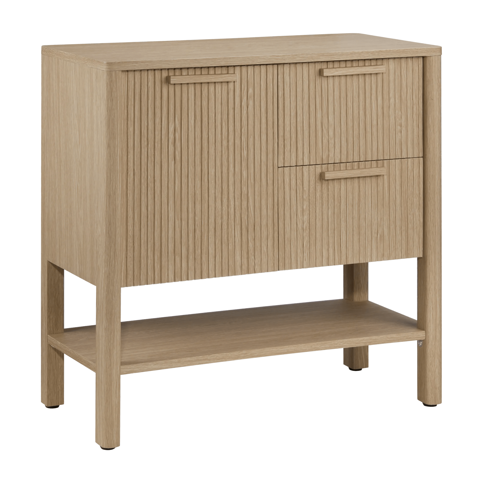 Natural Wood Buffet Cabinet