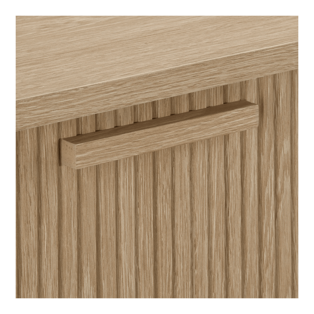 Natural Wood Buffet Cabinet