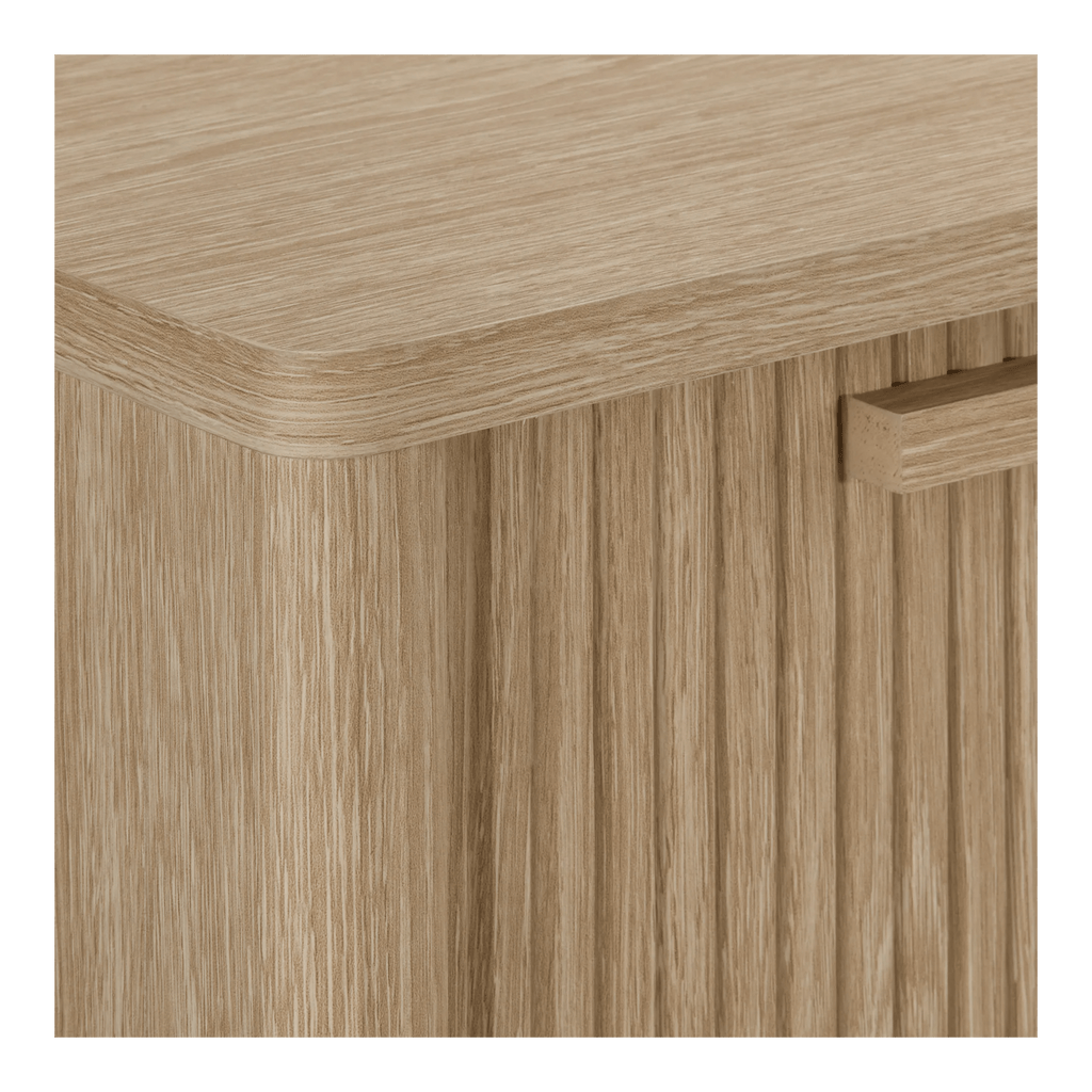 Natural Wood Buffet Cabinet
