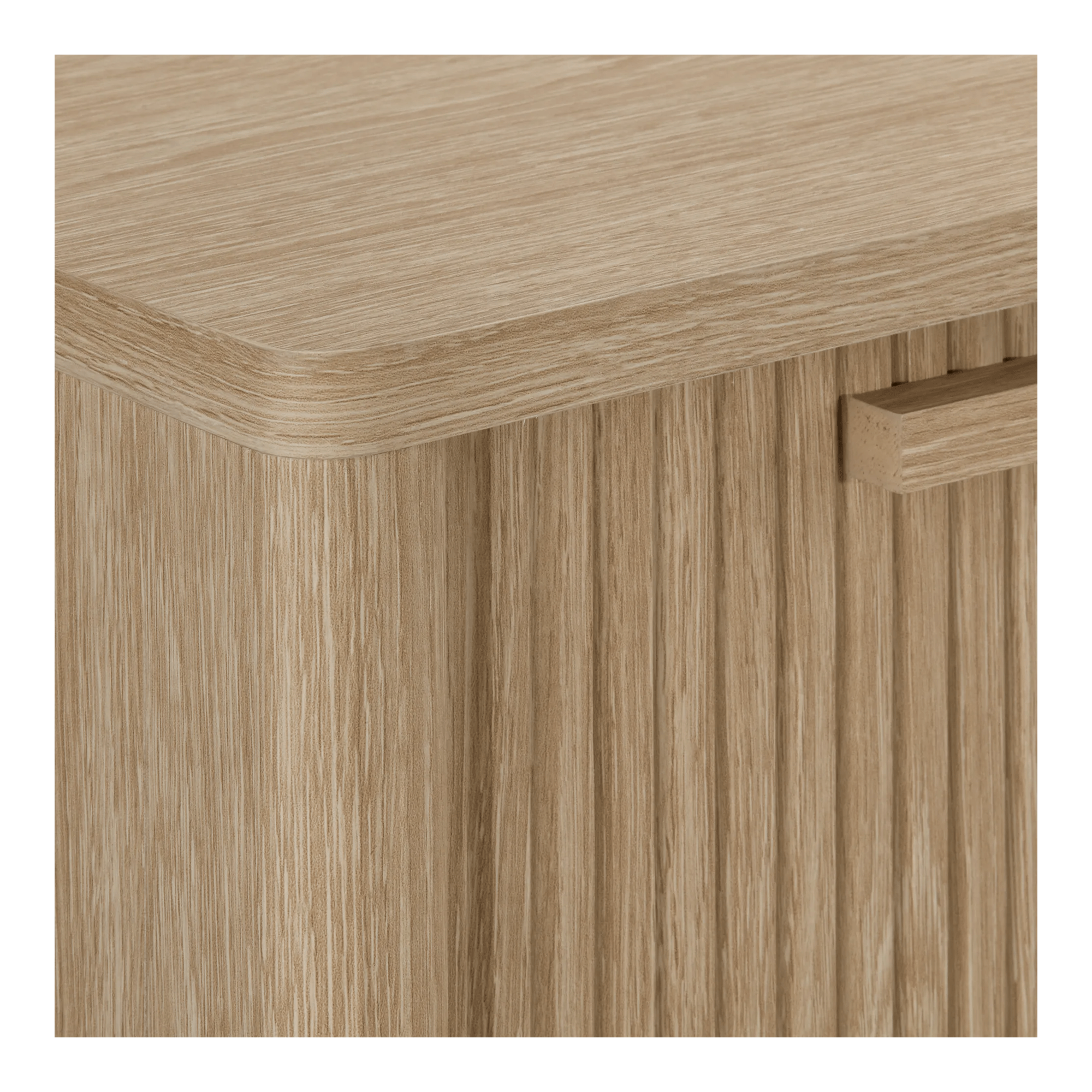 Natural Wood Buffet Cabinet