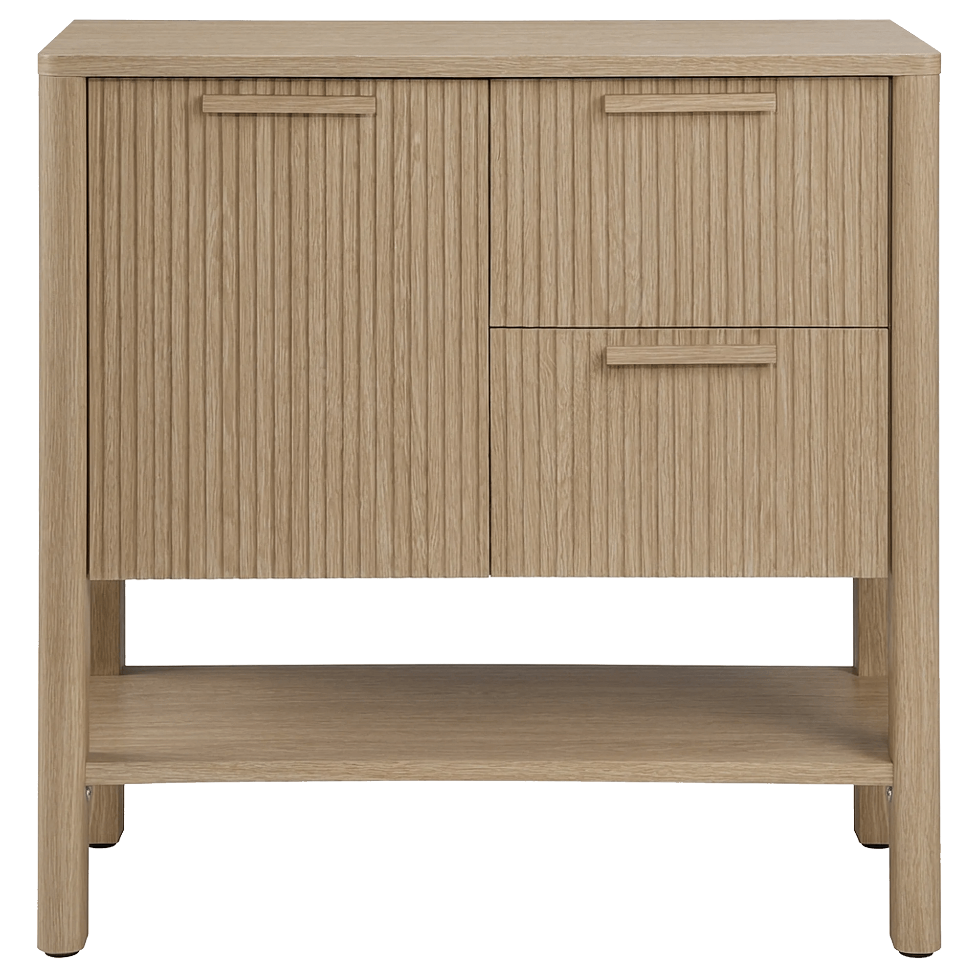 Natural Wood Buffet Cabinet