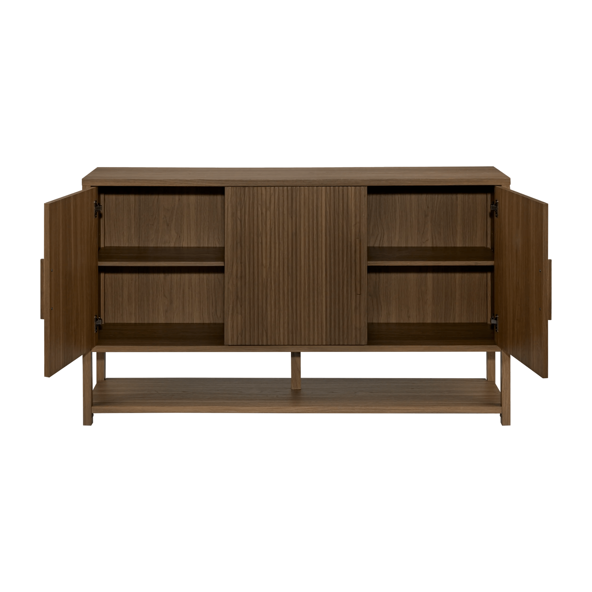 Walnut Wood Buffet Sideboard