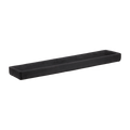 Long Black Rectangular Decorative Tray