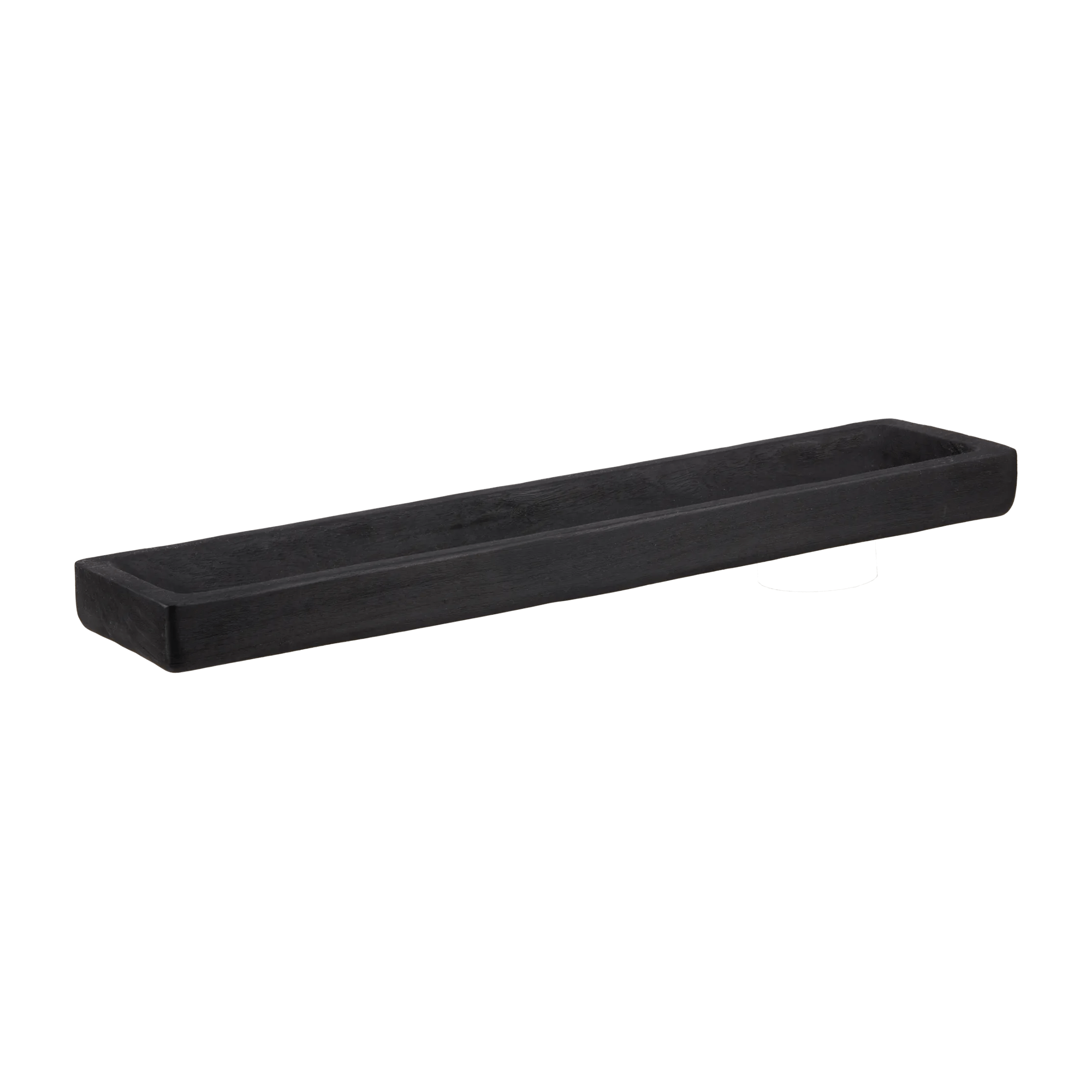Long Black Rectangular Decorative Tray
