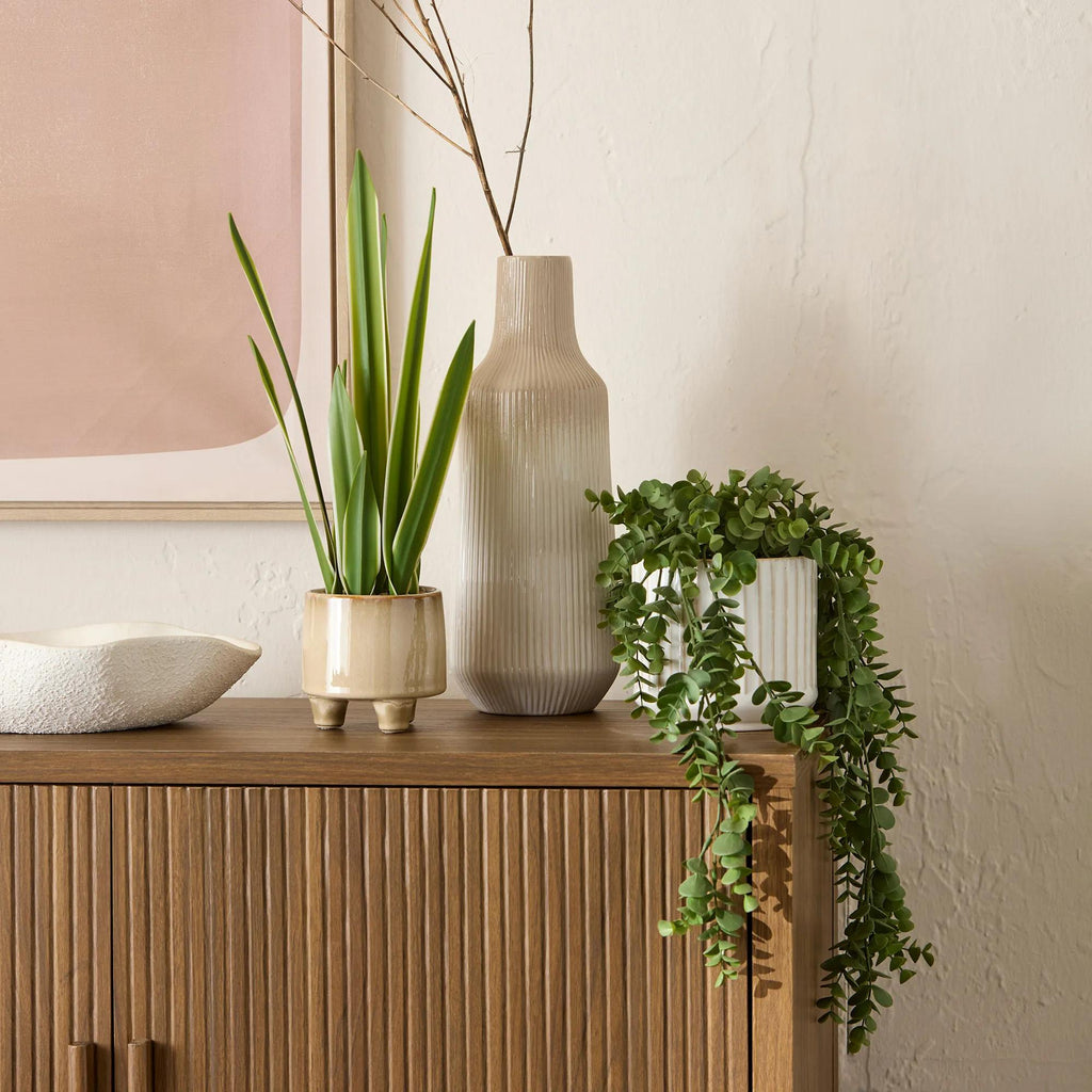 Walnut Wood Buffet Sideboard