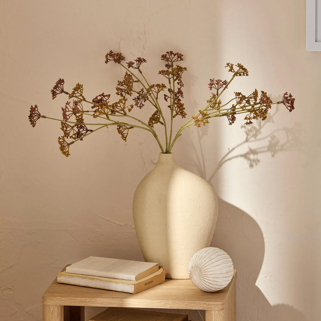 Curved Ceramic Table Vase