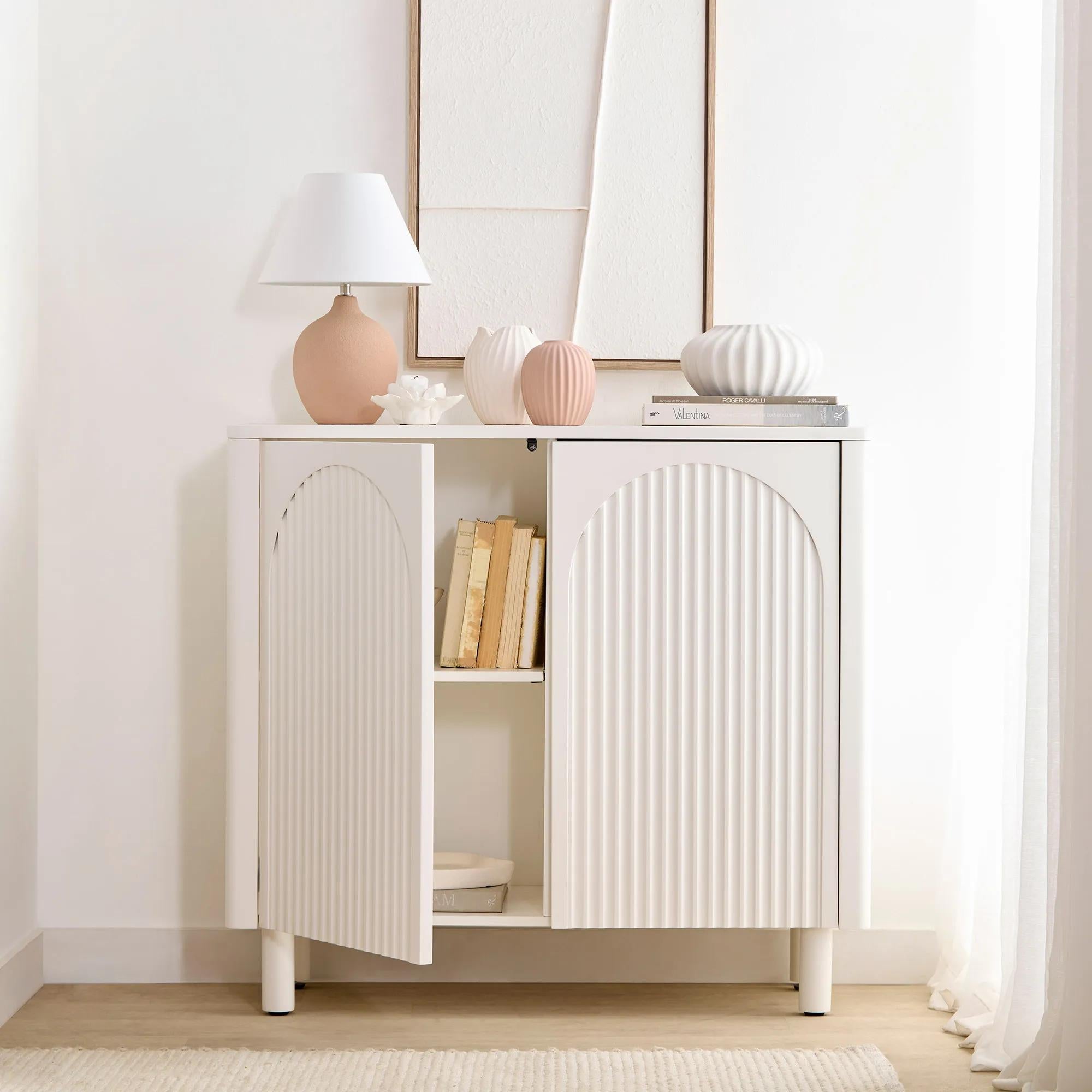 Arched Door Storage Cabinet